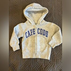 Cuffy’s Baby Full Zip Hoodie Heavyweight Cape Cod Sweatshirt Size 6 Mos